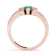 Heirloom Color Rings Marquise Diamond Engagement Ring in 10K/14K gold and platinum with certified lab-grown or natural diamonds