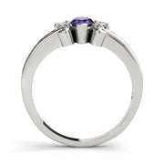Heirloom Color Rings Marquise Diamond Engagement Ring in 10K/14K gold and platinum with certified lab-grown or natural diamonds