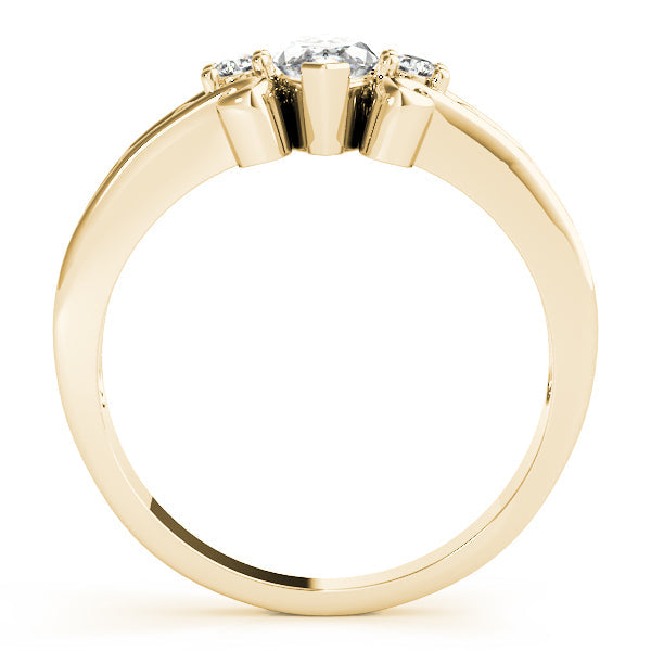 Heirloom Color Rings Marquise Diamond Engagement Ring in 10K/14K gold and platinum with certified lab-grown or natural diamonds
