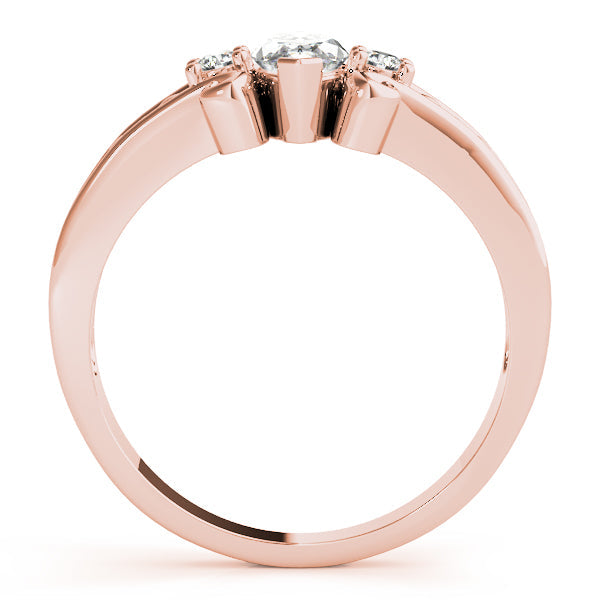 Heirloom Color Rings Marquise Diamond Engagement Ring in 10K/14K gold and platinum with certified lab-grown or natural diamonds
