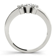 Heirloom Color Rings Marquise Diamond Engagement Ring in 10K/14K gold and platinum with certified lab-grown or natural diamonds