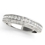 Diamond Half Eternity Ring in Gold & Platinum