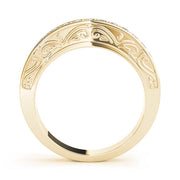 Diamond Half Eternity Ring in Gold & Platinum