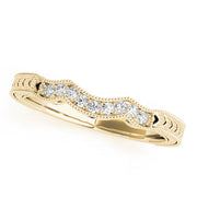 Diamond Half Eternity Ring in 10K/14K gold and platinum with certified lab-grown or natural diamonds