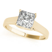 Signature Trellis Princess Diamond Engagement Ring in 10K/14K gold and platinum with certified lab-grown or natural diamonds