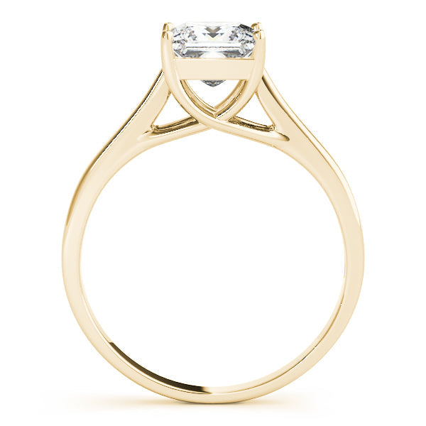Signature Trellis Princess Diamond Engagement Ring in 10K/14K gold and platinum with certified lab-grown or natural diamonds
