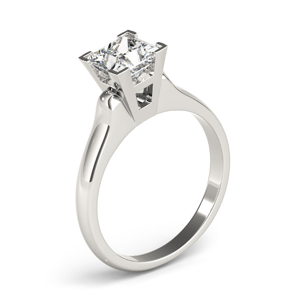 Timeless Solitaires Princess Diamond Engagement Ring in 10K/14K gold and platinum with certified lab-grown or natural diamonds