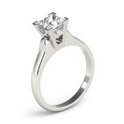 Timeless Solitaires Princess Diamond Engagement Ring in 10K/14K gold and platinum with certified lab-grown or natural diamonds