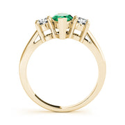 Couture Color Rings Marquise Diamond Engagement Ring in 10K/14K gold and platinum with certified lab-grown or natural diamonds