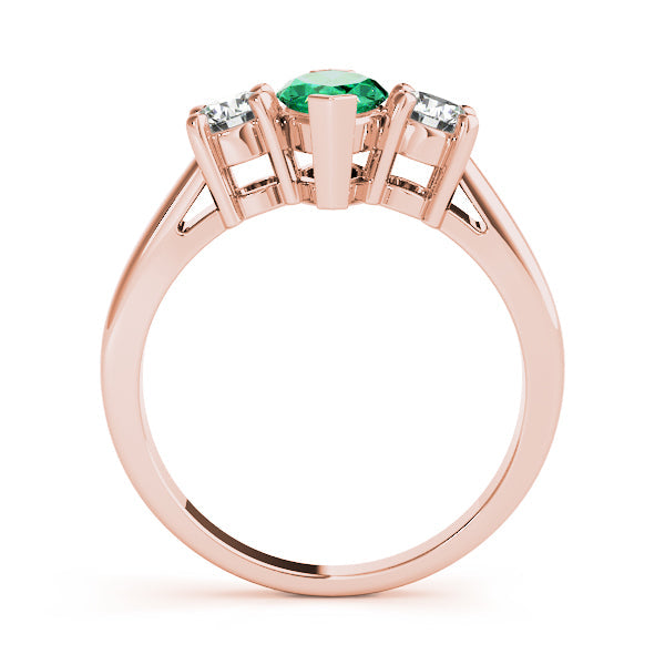 Couture Color Rings Marquise Diamond Engagement Ring in 10K/14K gold and platinum with certified lab-grown or natural diamonds