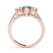 Couture Color Rings Marquise Diamond Engagement Ring in 10K/14K gold and platinum with certified lab-grown or natural diamonds