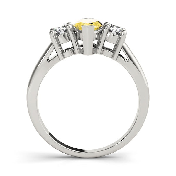 Couture Color Rings Marquise Diamond Engagement Ring in 10K/14K gold and platinum with certified lab-grown or natural diamonds