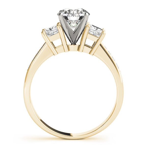 Princess Cut Diamond Ring in Gold & in 10K/14K gold and platinum with certified lab-grown or natural diamonds