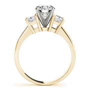 Princess Cut Diamond Ring in Gold & in 10K/14K gold and platinum with certified lab-grown or natural diamonds