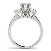 Princess Cut Diamond Ring in Gold & in 10K/14K gold and platinum with certified lab-grown or natural diamonds