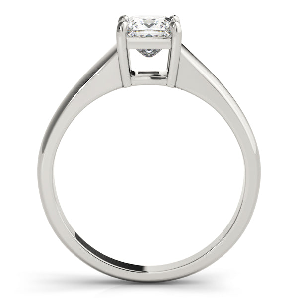 Artisan Solitaires Princess Diamond Engagement Ring in 10K/14K gold and platinum with certified lab-grown or natural diamonds