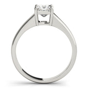 Artisan Solitaires Princess Diamond Engagement Ring in 10K/14K gold and platinum with certified lab-grown or natural diamonds