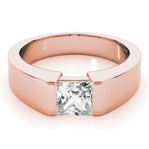 Signature Solitaires Princess Diamond Engagement Ring in 10K/14K gold and platinum with certified lab-grown or natural diamonds