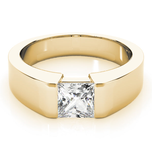 Signature Solitaires Princess Diamond Engagement Ring in 10K/14K gold and platinum with certified lab-grown or natural diamonds