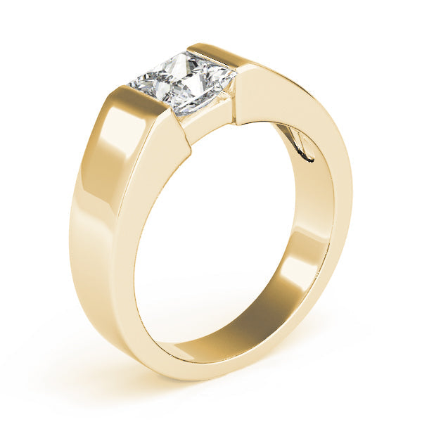 Signature Solitaires Princess Diamond Engagement Ring in 10K/14K gold and platinum with certified lab-grown or natural diamonds