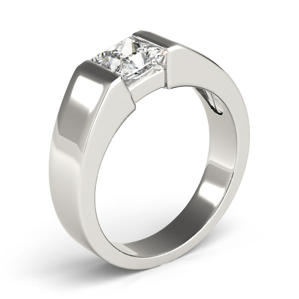 Signature Solitaires Princess Diamond Engagement Ring in 10K/14K gold and platinum with certified lab-grown or natural diamonds