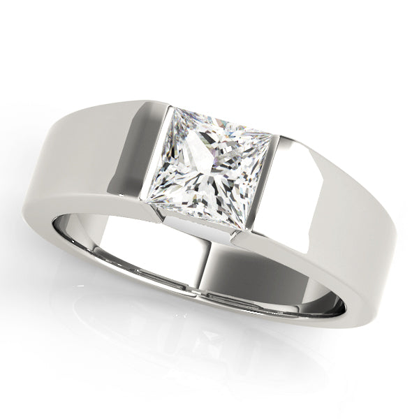 Signature Solitaires Princess Diamond Engagement Ring in 10K/14K gold and platinum with certified lab-grown or natural diamonds