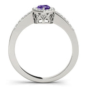 Artisan Halo Marquise Diamond Engagement Ring in 10K/14K gold and platinum with certified lab-grown or natural diamonds