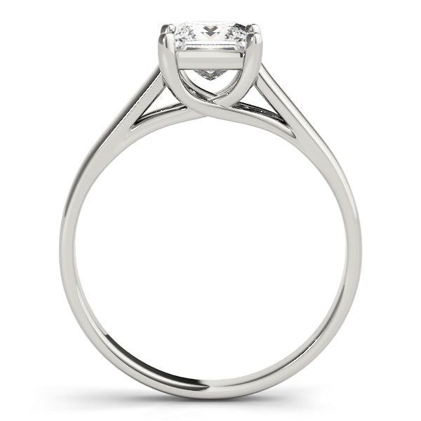 Lustrous Trellis Princess Diamond Engagement Ring in 10K/14K gold and platinum with certified lab-grown or natural diamonds