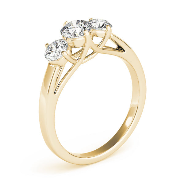 0.50 in 10K/14K gold and platinum with certified lab-grown or natural diamonds