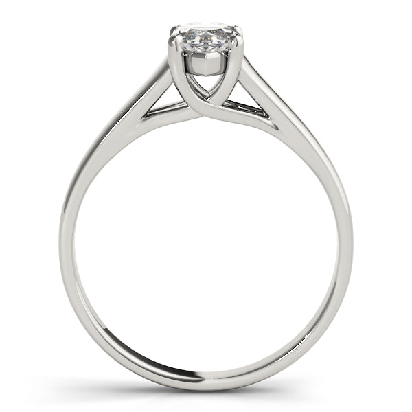 Romantic Solitaires Any Shape Marquise Diamond Engagement Ring in 10K/14K gold and platinum with certified lab-grown or natural diamonds