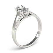 Romantic Solitaires Any Shape Marquise Diamond Engagement Ring in 10K/14K gold and platinum with certified lab-grown or natural diamonds