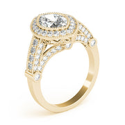 Crowned Color Rings Marquise Diamond Engagement Ring in 10K/14K gold and platinum with certified lab-grown or natural diamonds