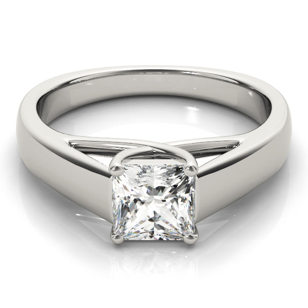 Pristine Trellis Princess Diamond Engagement Ring in 10K/14K gold and platinum with certified lab-grown or natural diamonds