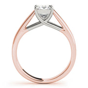 Pristine Trellis Princess Diamond Engagement Ring in 10K/14K gold and platinum with certified lab-grown or natural diamonds