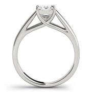 Pristine Trellis Princess Diamond Engagement Ring in 10K/14K gold and platinum with certified lab-grown or natural diamonds
