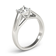 Pristine Trellis Princess Diamond Engagement Ring in 10K/14K gold and platinum with certified lab-grown or natural diamonds