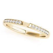 Prong Set Half Eternity Ring in 10K/14K gold and platinum with certified lab-grown or natural diamonds