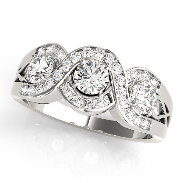 0.50 in 10K/14K gold and platinum with certified lab-grown or natural diamonds