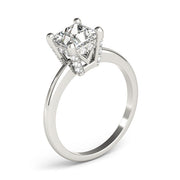 Romantic Solitaires Princess Diamond Engagement Ring in 10K/14K gold and platinum with certified lab-grown or natural diamonds
