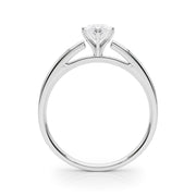 Radiant Solitaires Any Shape Round Diamond Engagement Ring in 10K/14K gold and platinum with certified lab-grown or natural diamonds