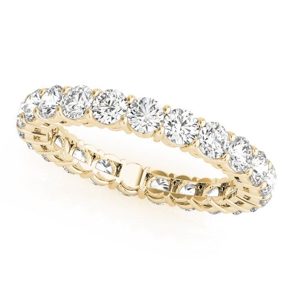Diamond Full Eternity Ring in 10K/14K gold and platinum with certified lab-grown or natural diamonds
