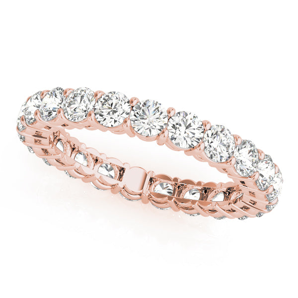 Diamond Full Eternity Ring in Gold & Platinum