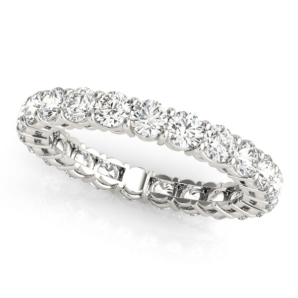 Diamond Full Eternity Ring in Gold & Platinum