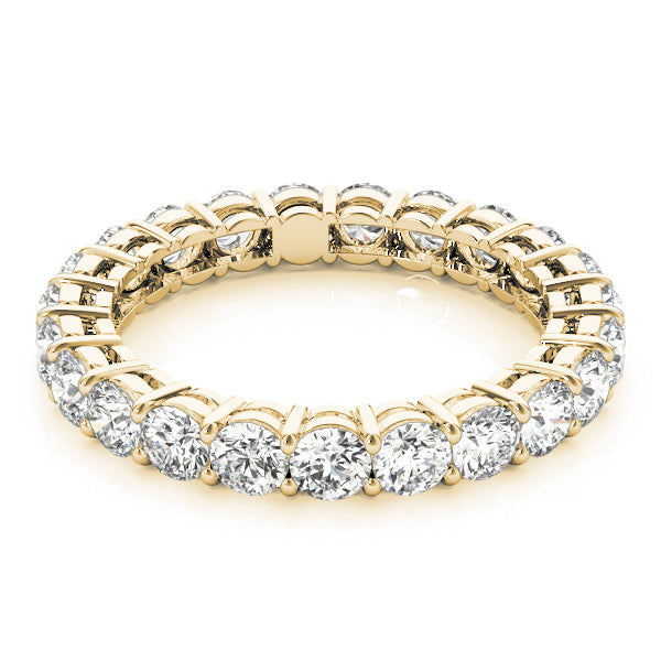 Diamond Full Eternity Ring in Gold & Platinum
