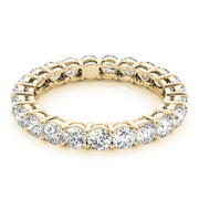 Diamond Full Eternity Ring in Gold & Platinum