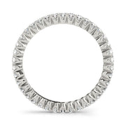 Prong Set Full Eternity Ring in Gold & Platinum