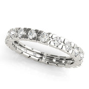 Diamond Full Eternity Ring in Gold & Platinum