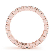 Diamond Full Eternity Ring in Gold & Platinum
