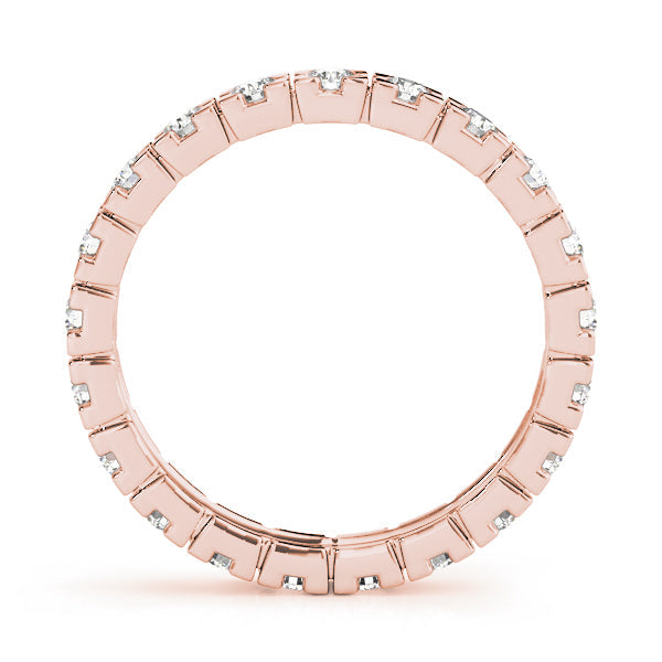 Diamond Full Eternity Ring in Gold & Platinum