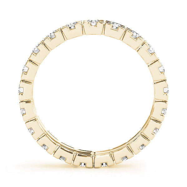 Diamond Full Eternity Ring in Gold & Platinum